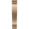 Ekena Millwork 3"W x 6"D x 18"H Thin Scroll Rough Cedar Woodgrain TimberThane Corbel, Primed Tan CORUR03X06X18SCRRCPR - alternate 4